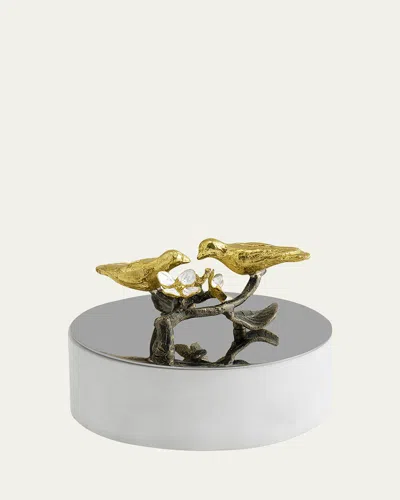 MICHAEL ARAM LOVEBIRDS TRINKET BOX