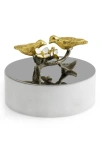 Michael Aram Lovebirds Trinket Box In Multi