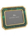 Michael Aram Malachite Geometric Picture Frame In Green