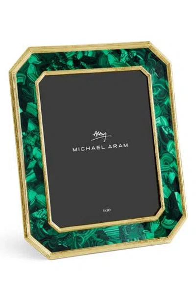 Michael Aram Malachite Geometric Picture Frame In Green