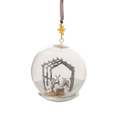 Michael Aram Manger Scene Snow Globe Ornament