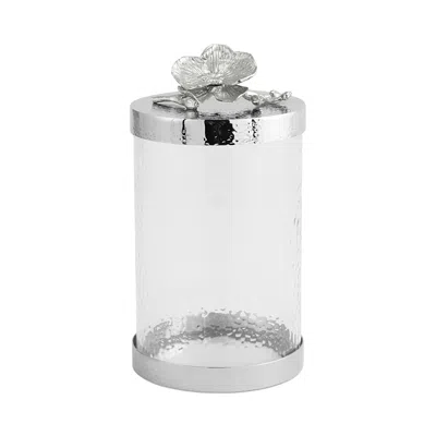 MICHAEL ARAM MEDIUM WHITE ORCHID CANISTER,111867