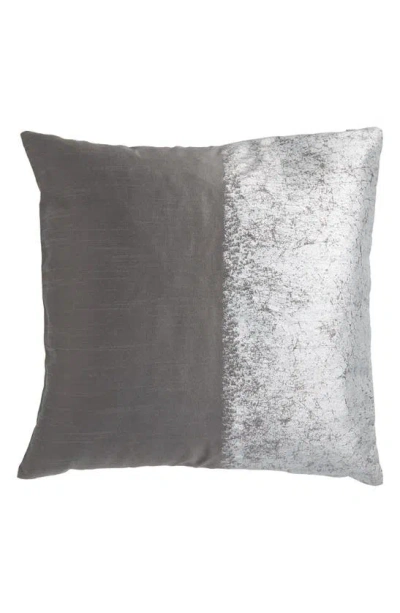 Michael Aram Metallic Texture Throw Pillow In Charcoal