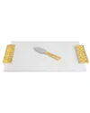 Michael Aram Micheal Aram Heart Cheeseboard With Spreader In Gold