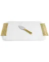 Michael Aram Micheal Aram Love Knot Cheese Board With Spreader In White