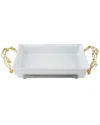 Michael Aram Mistletoe Casserole In White
