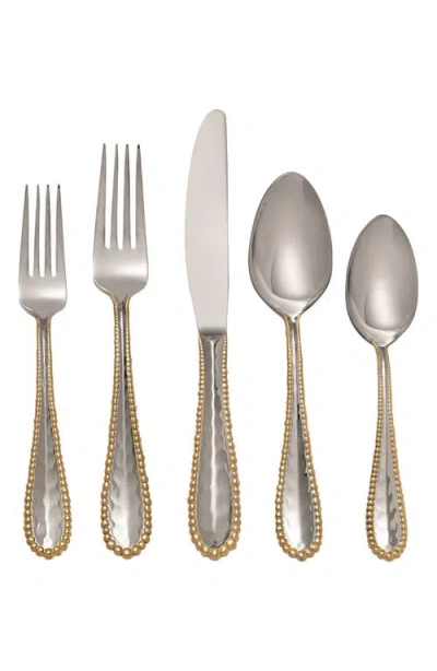 Michael Aram Molten 5-piece Flatware Set In Silver