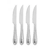 Michael Aram Molten Steak Knife Set In Silver