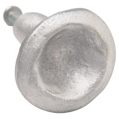 Pre-owned Michael Aram Nichel Door Knob, Hand-carved Modern Design, 1990's In Gray