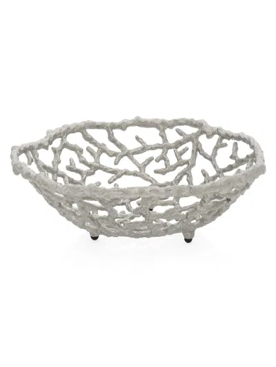 Michael Aram Ocean Reef Bread Basket In Silver