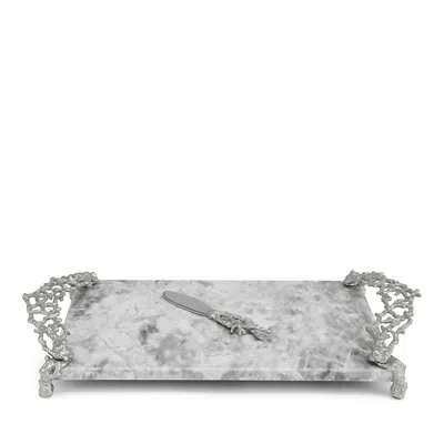 Michael Aram Ocean Reef Cheese Board & Knife In Blue