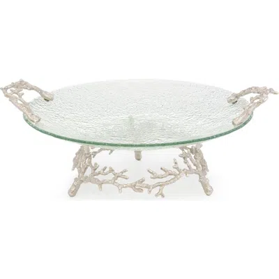Michael Aram Ocean Reef Platter In Silver