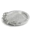Michael Aram Ocean Reef Trinket Tray In Silver