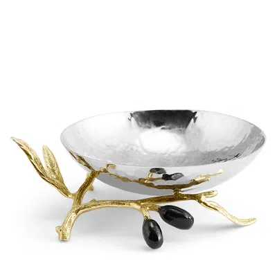 Michael Aram Olive Branch Catch All In Silver