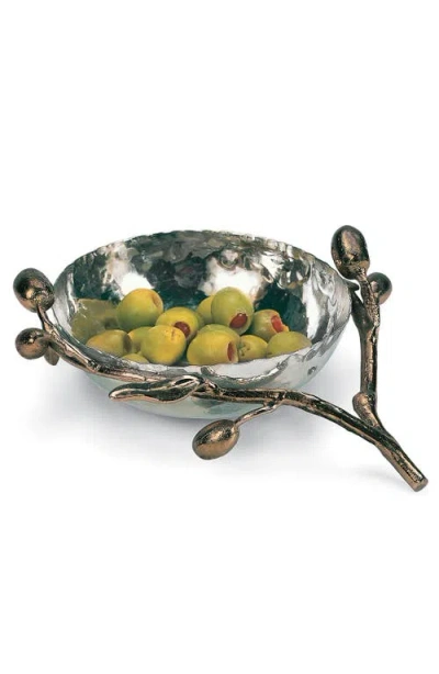 Michael Aram 'olive Branch' Dish In Green