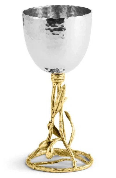Michael Aram Olive Branch Kiddush Cup In Silver