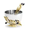 Michael Aram Olive Branch Nut Dish With Spoon