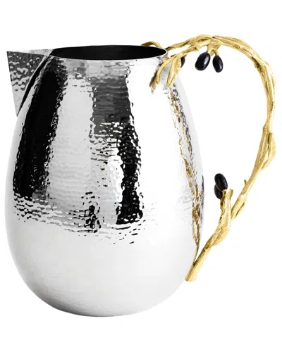Michael Aram Olive Branch Pitcher In Gray