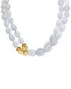 Michael Aram Orchid 18k 54.00 Ct. Tw. Chalcedony Necklace In Multi