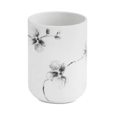 Michael Aram Orchid Porcelain Toothbrush Holder In White