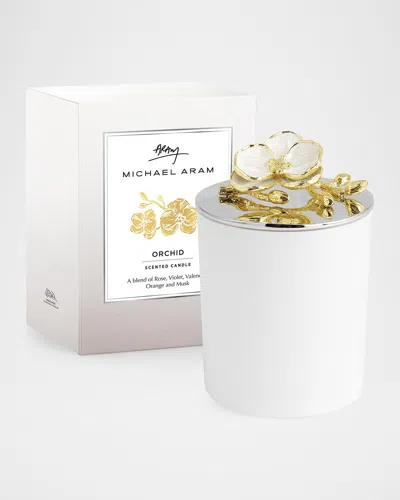 Michael Aram Orchid Single-wick Scented Candle, 8 Oz. In Gold