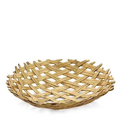 MICHAEL ARAM PALM CENTERPIECE SHALLOW BOWL,174917