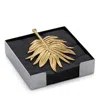Michael Aram Palm Cocktail Napkin Holder In White/gold