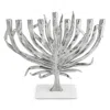 Michael Aram Palm Judaica Menorah Nickelplate In Silver