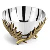 Michael Aram Palm Nut Dish In Silver