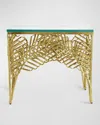 Michael Aram Palm Side Table