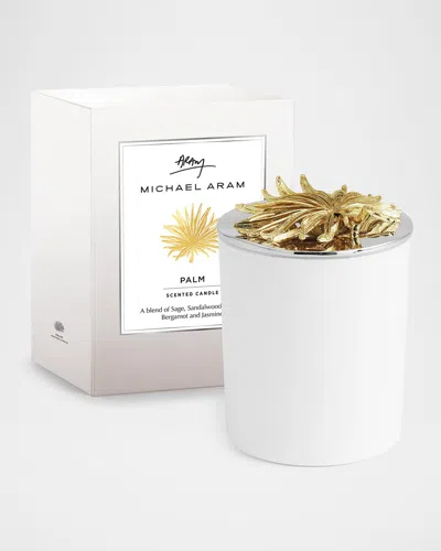 Michael Aram Palm Single-wick Scented Candle, 8 Oz. In Gold