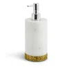 Michael Aram Palm Soap Dispenser In Marble/gold