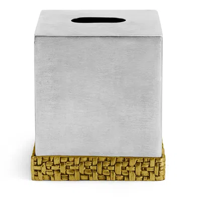 Michael Aram Palm Tissue Box Holder In Silver-tone