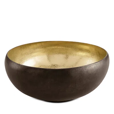 Michael Aram Pebble Gold Medium Bowl In Brown
