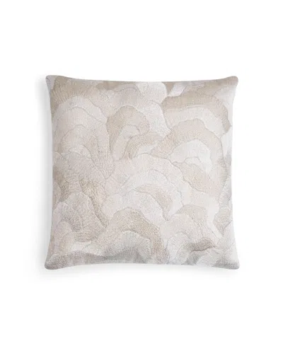 Michael Aram Petal Botanical Decorative Pillow, 20" X 20" In Neutral