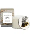 Michael Aram Pine Cone Candle In White