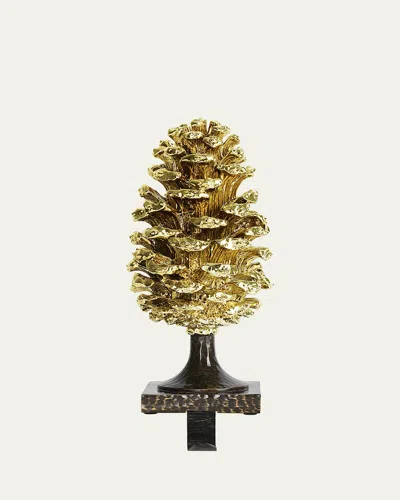 Michael Aram Pine Cone Stocking Holder In Multi