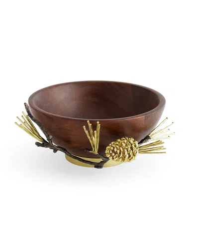 Michael Aram Pinecone Wood Small Bowl In No Color