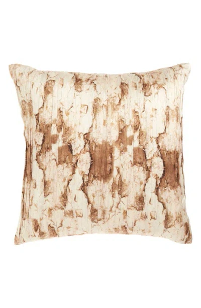 Michael Aram Pleated Watercolor Throw Pillow In Linen