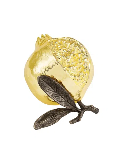 Michael Aram Pomegranate Brass Decorative Object In Gold
