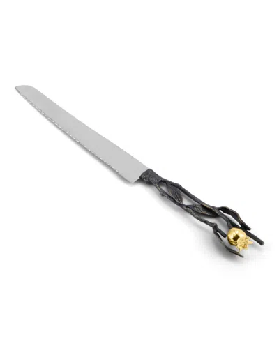 Michael Aram Pomegranate Bread Knife In Gold- Tone