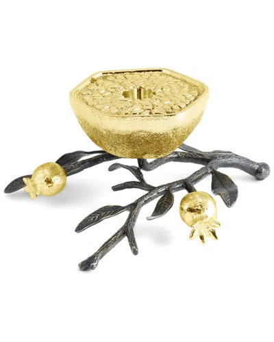 Michael Aram Pomegranate Candleholder In Gold
