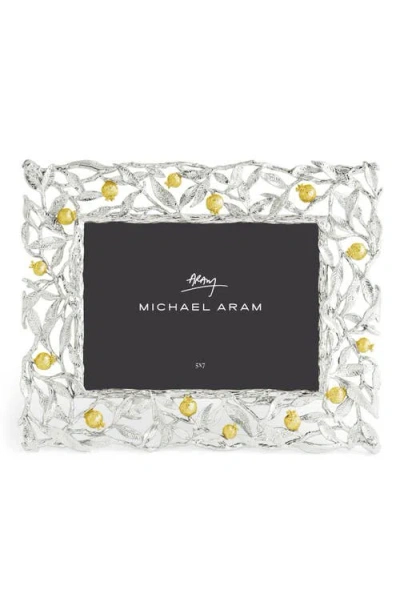 Michael Aram Pomegranate Convertible Easel Picture Frame In Silver