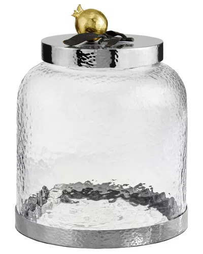 Michael Aram Pomegranate Cookie Jar In Transparent