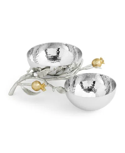 Michael Aram Pomegranate Double Bowl In No Color