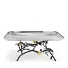 Michael Aram Pomegranate Large Footed Centerpiece Tray In Silver