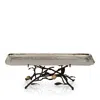 Michael Aram Pomegranate Large Footed Centerpiece Tray In Silver