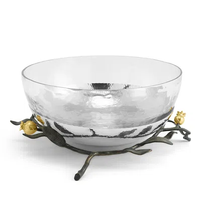 MICHAEL ARAM POMEGRANATE GLASS SERVING BOWL