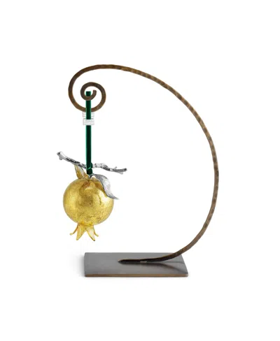 Michael Aram Pomegranate Gold-tone Glass Ornament In No Color