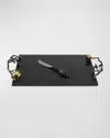 Michael Aram Pomegranate Large Cheese Board With Knife In Assorted